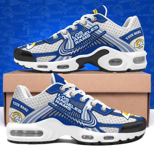 LIMITED EDITION - NEW CUSTOMIZED NFL22 LAR LOS ANGELES RAMS UNISEX AIR MAX PLUS SNEAKERS
