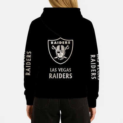 LIMITED EDITION - NEW CUSTOMIZED NFL07 LVR LAS VEGAS RAIDERS UNISEX HOODIE