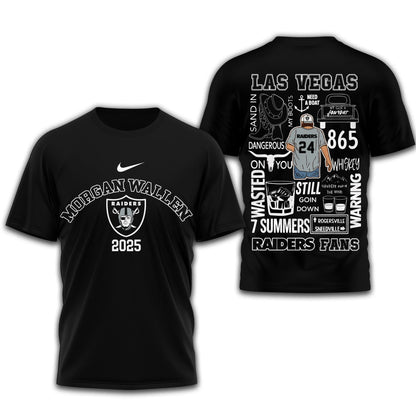 LIMITED EDITION - NEW CUSTOMIZED NFL07 LVR LAS VEGAS RAIDERS T-SHIRT | MULTIPLE COLORS AVAILABLE