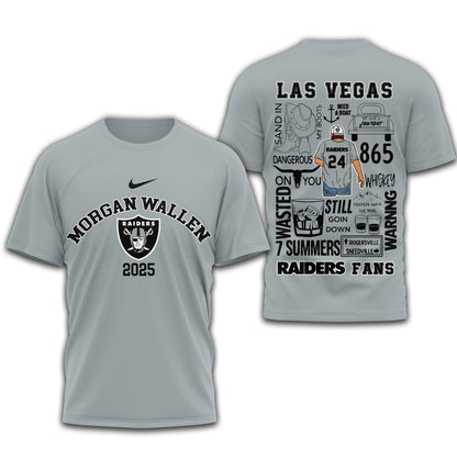 LIMITED EDITION - NEW CUSTOMIZED NFL07 LVR LAS VEGAS RAIDERS T-SHIRT | MULTIPLE COLORS AVAILABLE