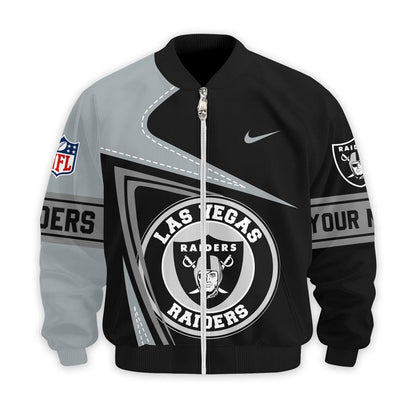 LIMITED EDITION - NEW CUSTOMIZED NFL07 LVR LAS VEGAS RAIDERS UNISEX T-SHIRT, POLO, HOODIE & JACKETS
