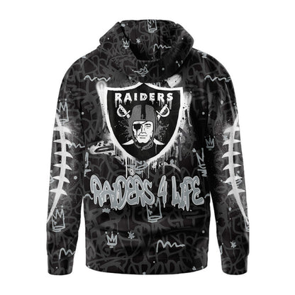 LIMITED EDITION - NEW CUSTOMIZED NFL07 LVR LAS VEGAS RAIDERS UNISEX T-SHIRT, POLO, HOODIE & JACKETS