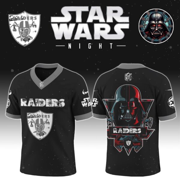 LIMITED EDITION - NEW CUSTOMIZED NFL07 LVR LAS VEGAS RAIDERS V-NECK BASKETBALL JERSEY