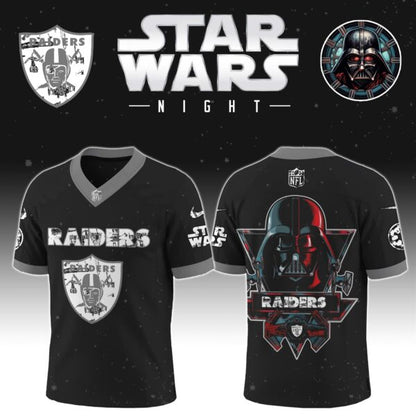 LIMITED EDITION - NEW CUSTOMIZED NFL07 LVR LAS VEGAS RAIDERS V-NECK BASKETBALL JERSEY