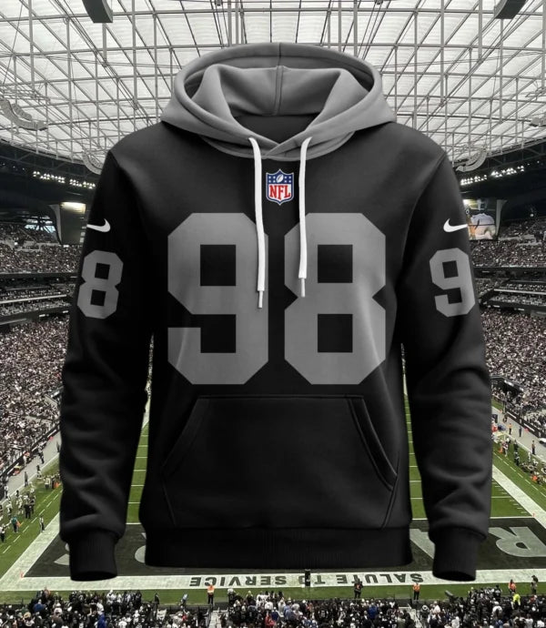 LIMITED EDITION - NEW CUSTOMIZED NFL07 LVR LAS VEGAS RAIDERS UNISEX T-SHIRT, POLO, HOODIE & JACKETS
