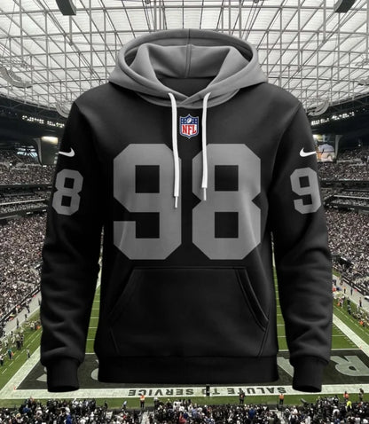 LIMITED EDITION - NEW CUSTOMIZED NFL07 LVR LAS VEGAS RAIDERS UNISEX T-SHIRT, POLO, HOODIE & JACKETS