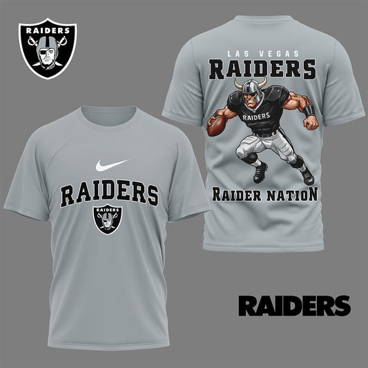 LIMITED EDITION - NEW CUSTOMIZED NFL07 LVR LAS VEGAS RAIDERS NATION GEAR 3D SHIRT