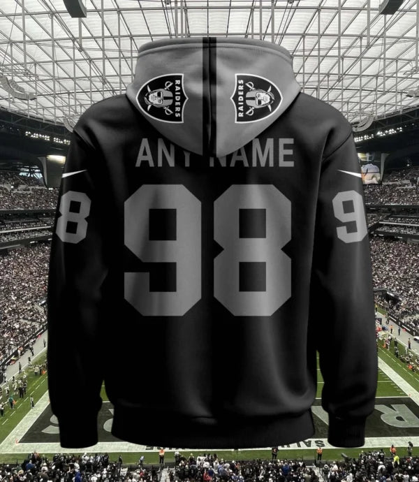 LIMITED EDITION - NEW CUSTOMIZED NFL07 LVR LAS VEGAS RAIDERS UNISEX T-SHIRT, POLO, HOODIE & JACKETS