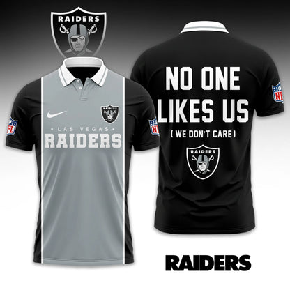 LIMITED EDITION - NEW CUSTOMIZED NFL07 LVR LAS VEGAS RAIDERS UNISEX T-SHIRT, POLO & HOODIE