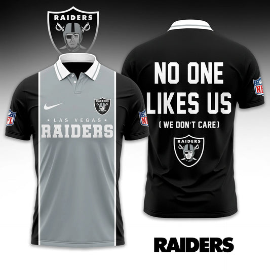 LIMITED EDITION - NEW CUSTOMIZED NFL07 LVR LAS VEGAS RAIDERS UNISEX T-SHIRT, POLO & HOODIE