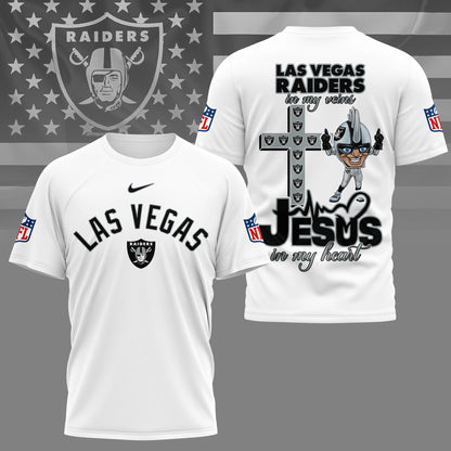 LIMITED EDITION - NEW CUSTOMIZED NFL07 LVR LAS VEGAS RAIDERS T-SHIRT | MULTIPLE COLORS AVAILABLE