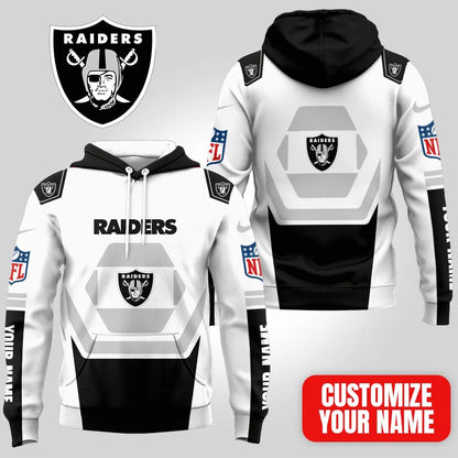 LIMITED EDITION - NEW CUSTOMIZED NFL07 LVR LAS VEGAS RAIDERS UNISEX T-SHIRT, POLO, HOODIE & JACKETS