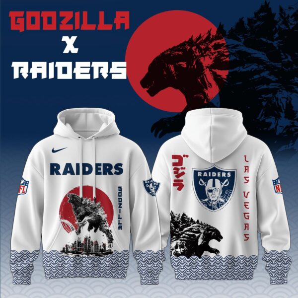 LIMITED EDITION - NEW CUSTOMIZED NFL07 LVR LAS VEGAS RAIDERS x GODZILLA T-SHIRT, HOODIE, ZIP HOODIE