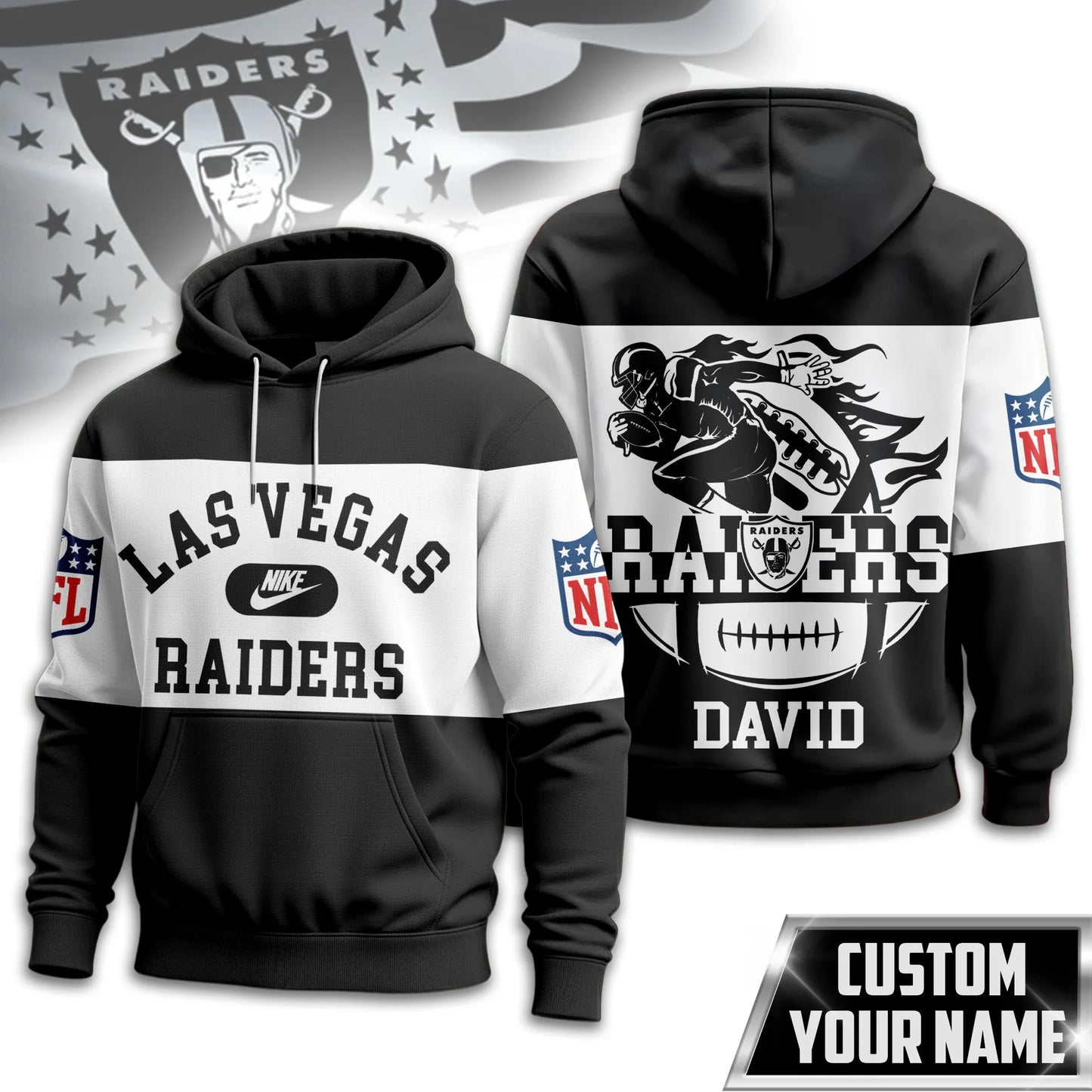 LIMITED EDITION - NEW CUSTOMIZED NFL07 LVR LAS VEGAS RAIDERS T-SHIRT, HOODIE, ZIP HOODIE