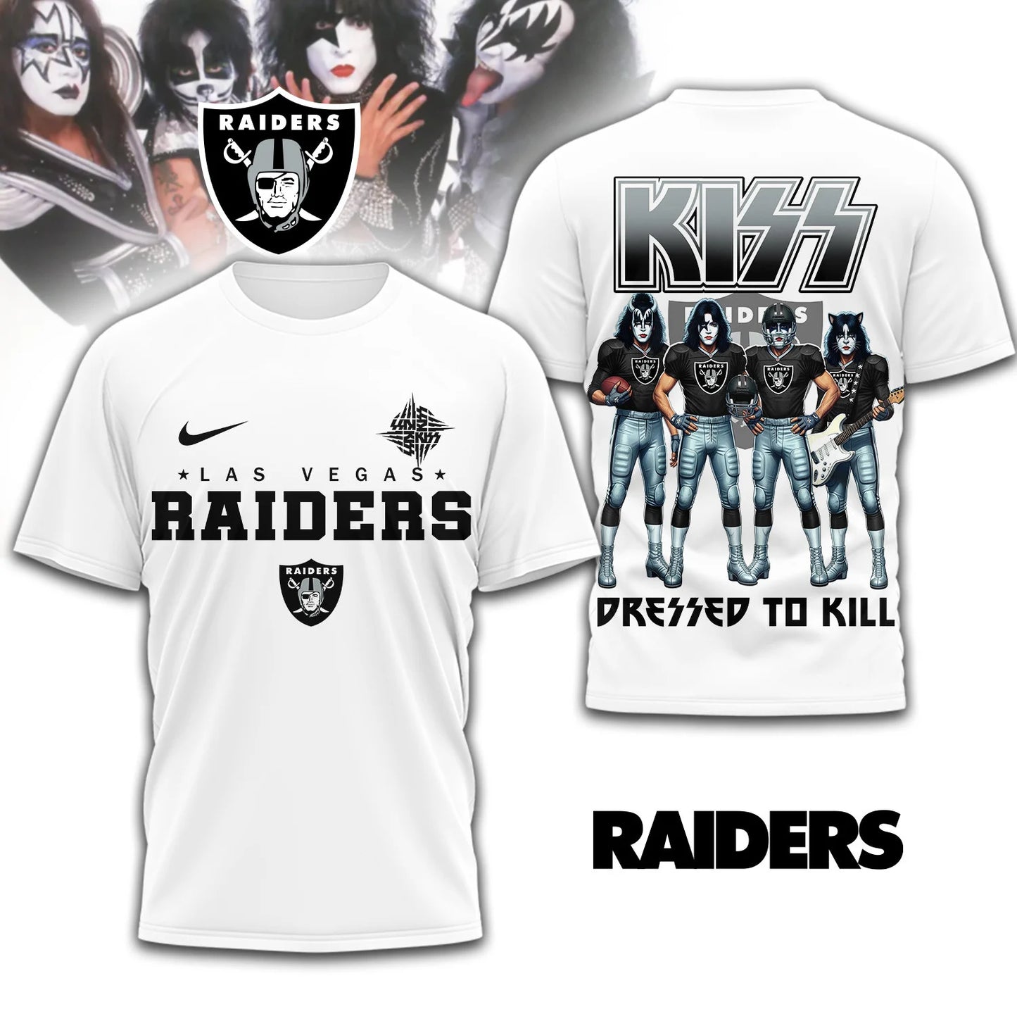 LIMITED EDITION - NEW CUSTOMIZED NFL07 LVR LAS VEGAS RAIDERS T-SHIRT | MULTIPLE COLORS AVAILABLE