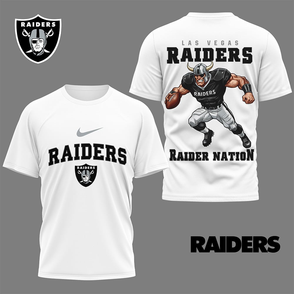 LIMITED EDITION - NEW CUSTOMIZED NFL07 LVR LAS VEGAS RAIDERS NATION GEAR 3D SHIRT