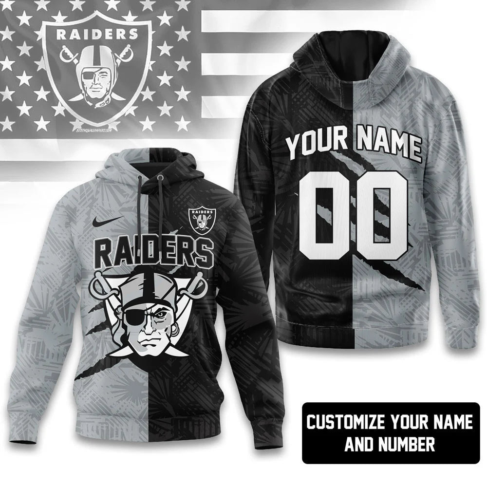LIMITED EDITION - NEW CUSTOMIZED NFL07 LVR LAS VEGAS RAIDERS T-SHIRT, HOODIE, ZIP HOODIE