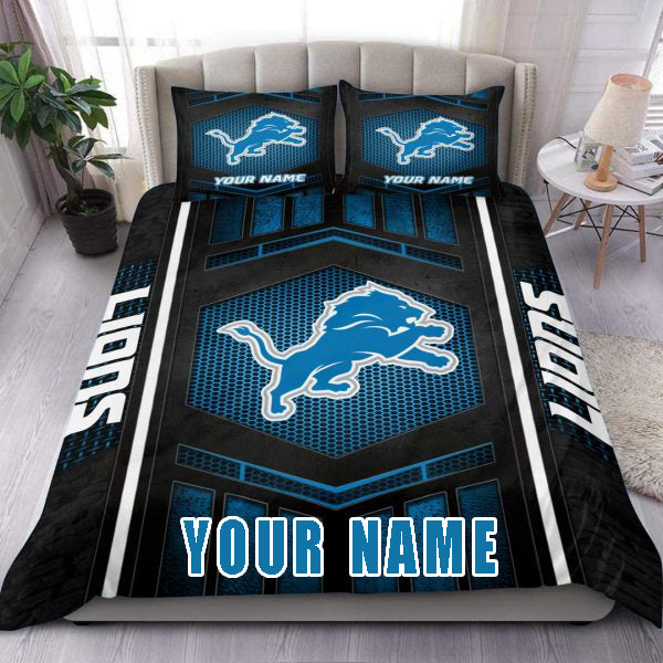LIMITED EDITION - NEW PREMIUM NFL04 DTL DETROIT LIONS BEDDING SET