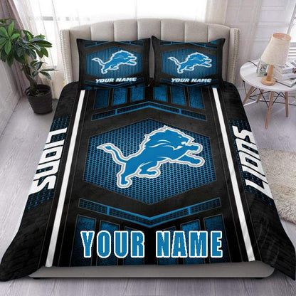 LIMITED EDITION - NEW PREMIUM NFL04 DTL DETROIT LIONS BEDDING SET