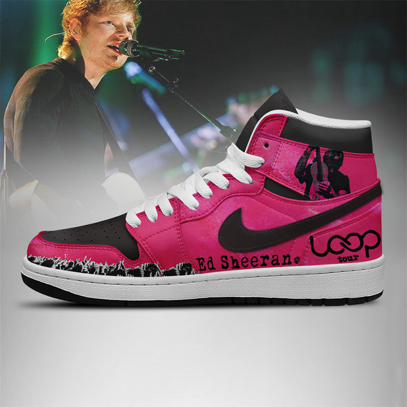 NEW PREMIUM ED SHEERAN UNISEX AIR JORDAN MID SNEAKER