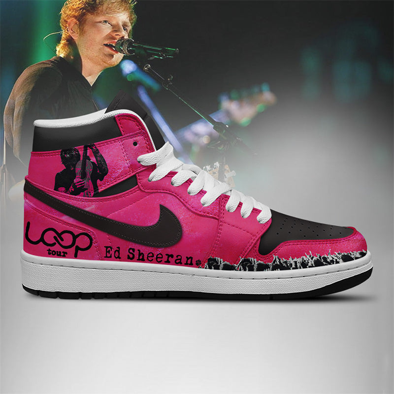 NEW PREMIUM ED SHEERAN UNISEX AIR JORDAN MID SNEAKER
