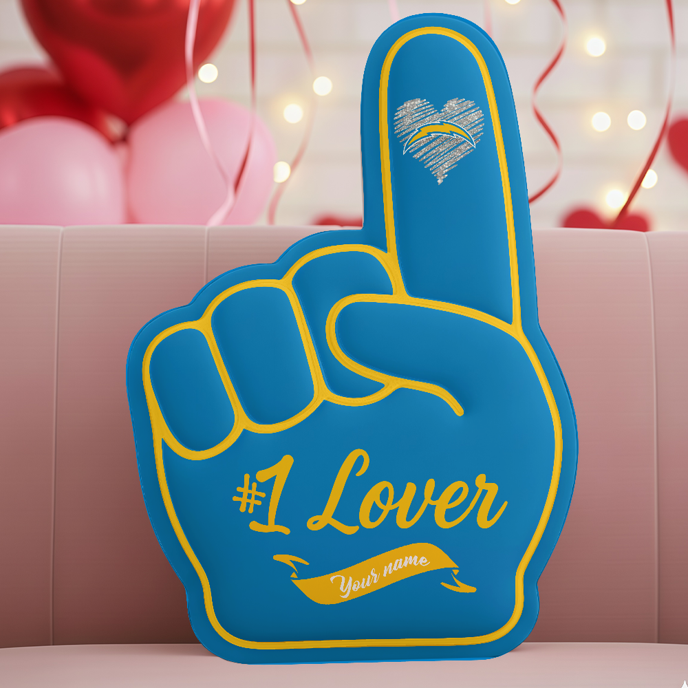 LIMITED EDITION - NEW CUSTOMIZED NFL09 LAC LOS ANGELES CHARGERS 3D BODY PILLOW