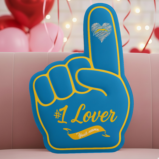 LIMITED EDITION - NEW CUSTOMIZED NFL09 LAC LOS ANGELES CHARGERS 3D BODY PILLOW