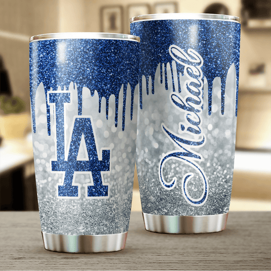 LIMITED EDITION - NEW CUSTOMIZED MLB02 LA DODGERS TUMBLER CUP
