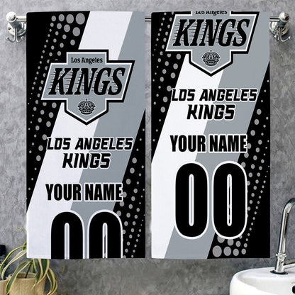 LIMITED EDITION - NEW CUSTOMIZED NHL16 LAK LOS ANGELES KINGS BEACH & BATH TOWEL