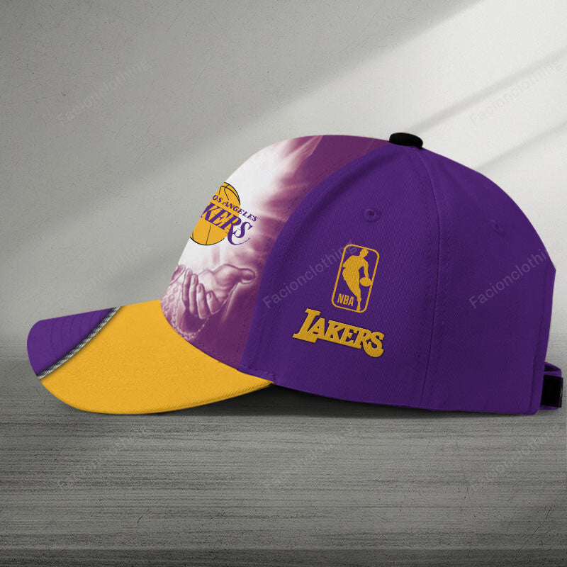 LIMITED EDITION - NEW CUSTOMIZED NBA09 LLA LOS ANGELES LAKERS CLASSIC CAP