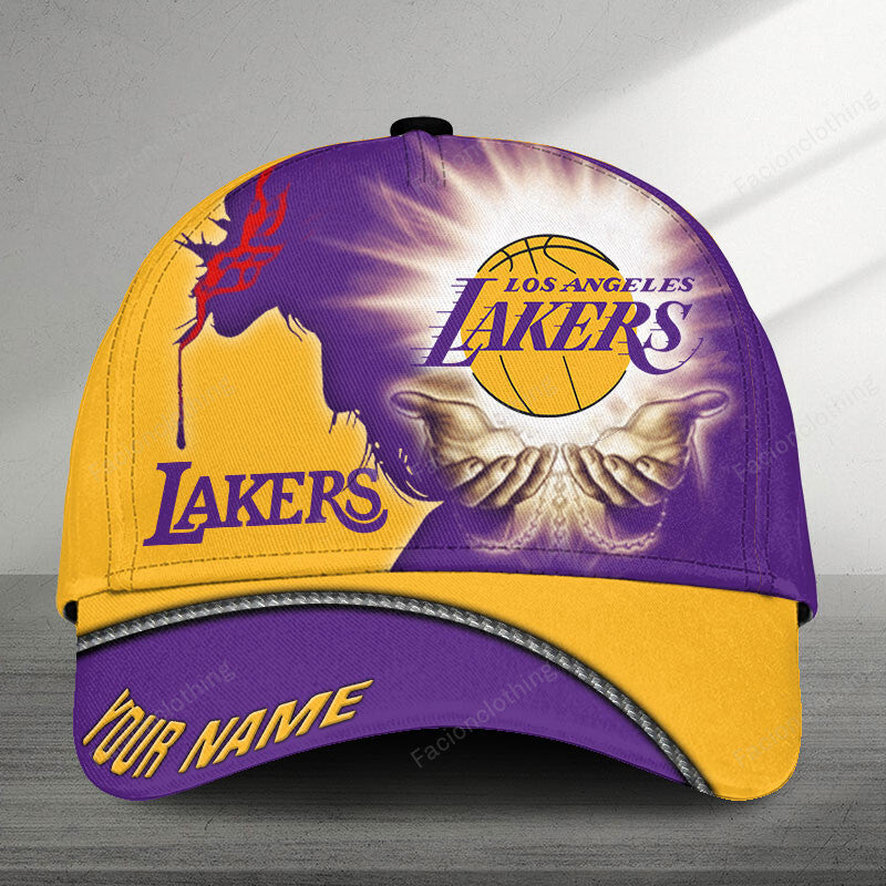 LIMITED EDITION - NEW CUSTOMIZED NBA09 LLA LOS ANGELES LAKERS CLASSIC CAP