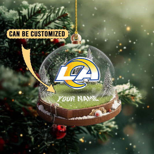 LIMITED EDITION - NEW CUSTOMIZED NFL22 LAR LOS ANGELES RAMS ACRYLIC ORNAMENT