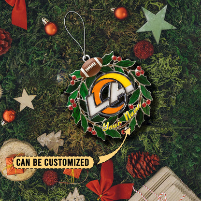 LIMITED EDITION - NEW CUSTOMIZED NFL22 LAR LOS ANGELES RAMS ACRYLIC ORNAMENT