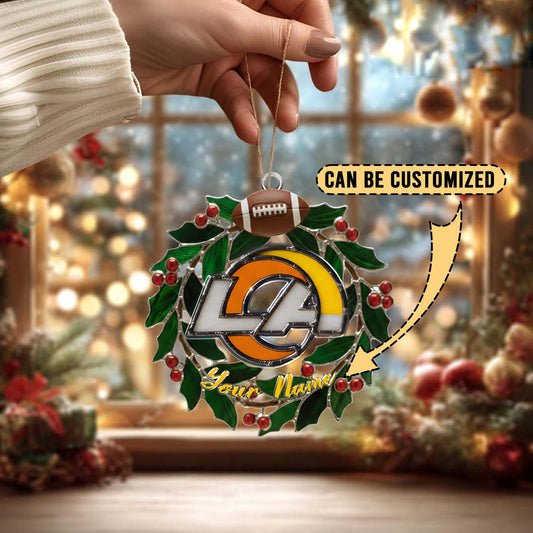 LIMITED EDITION - NEW CUSTOMIZED NFL22 LAR LOS ANGELES RAMS ACRYLIC ORNAMENT