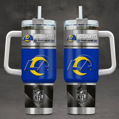 LIMITED EDITION - NEW CUSTOMIZED NFL22 LAR LOS ANGELES RAMS TUMBLER CUP