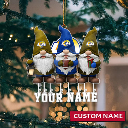 LIMITED EDITION - NEW CUSTOMIZED NFL22 LAR LOS ANGELES RAMS ORNAMENT