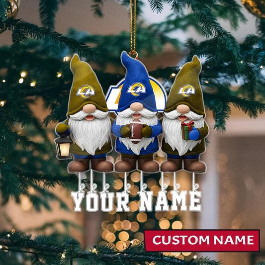 LIMITED EDITION - NEW CUSTOMIZED NFL22 LAR LOS ANGELES RAMS ORNAMENT