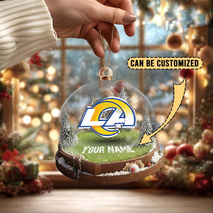 LIMITED EDITION - NEW CUSTOMIZED NFL22 LAR LOS ANGELES RAMS ACRYLIC ORNAMENT