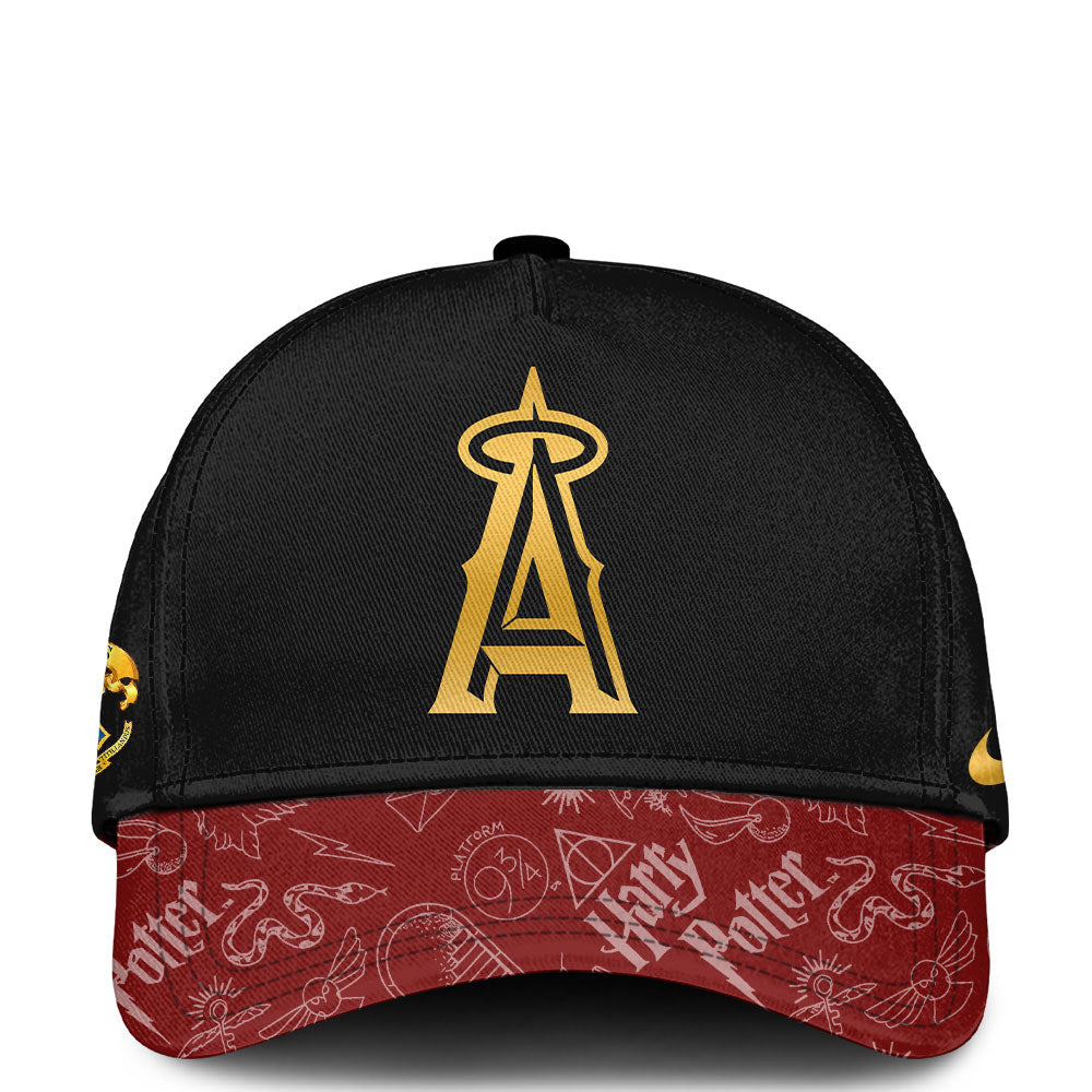 LIMITED EDITION - NEW CUSTOMIZED MLB27 LA ANGELS x HARRY POTTER BASEBALL JERSEY & CAP
