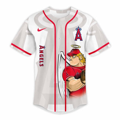 LIMITED EDITION - NEW CUSTOMIZED MLB27 LAA LOS ANGELES ANGELS BASEBALL JERSEY