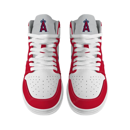 LIMITED EDITION - NEW CUSTOMIZED MLB27 LA ANGELS AIR JORDAN SNEAKERS