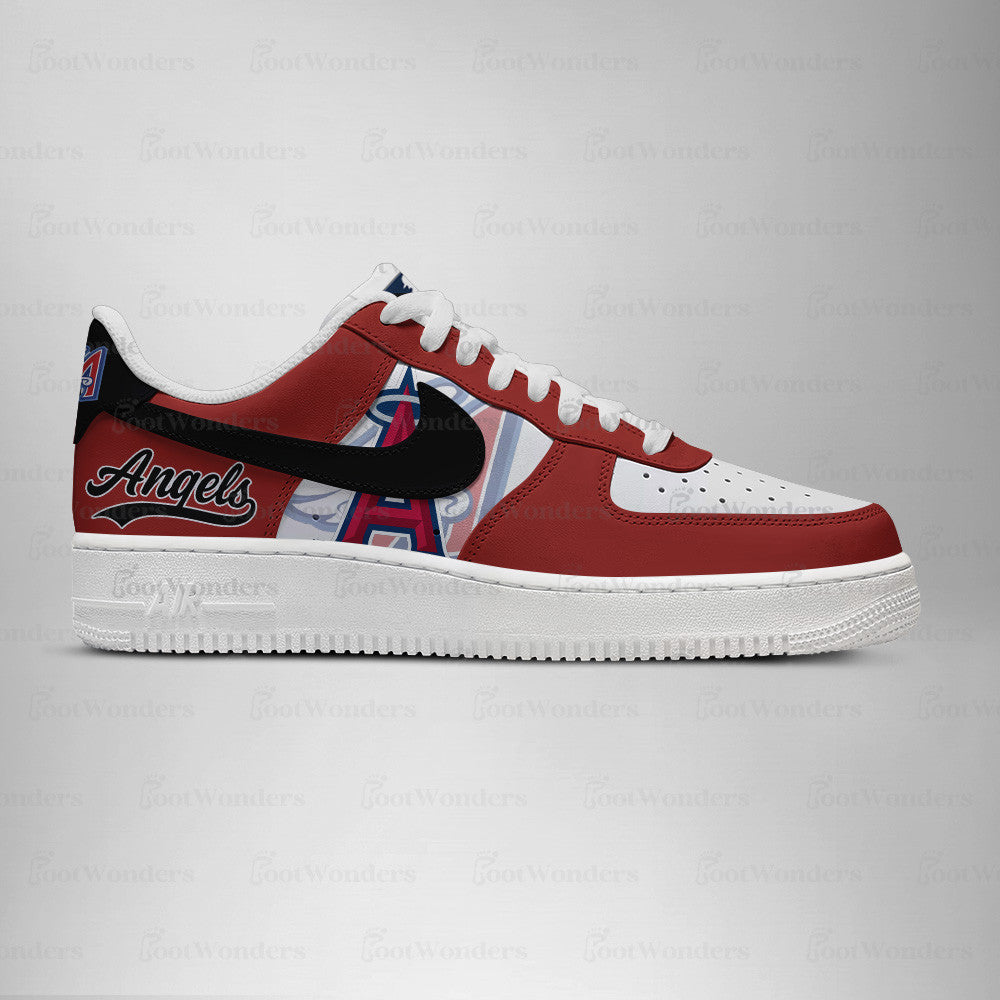 LIMITED EDITION - NEW CUSTOMIZED MLB27 LA ANGELS AF1 SHOES