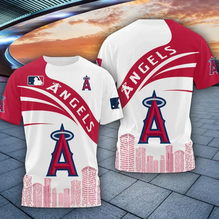 LIMITED EDITION - NEW CUSTOMIZED MLB27 LAA LOS ANGELES ANGELS UNISEX T-SHIRT, POLO, HOODIE & JACKETS