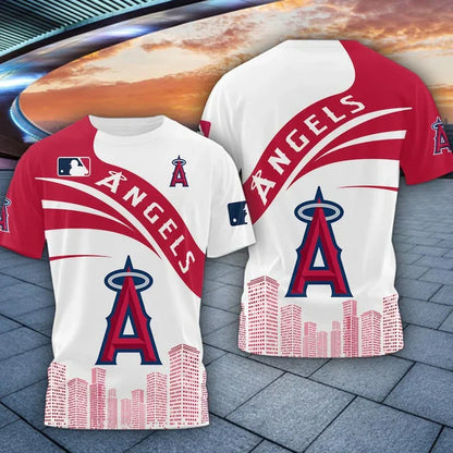 LIMITED EDITION - NEW CUSTOMIZED MLB27 LAA LOS ANGELES ANGELS UNISEX T-SHIRT, POLO, HOODIE & JACKETS