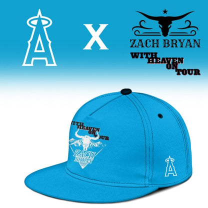 LIMITED EDITION - NEW CUSTOMIZED MLB27 LAA LOS ANGELES ANGELS x ZACH BRYAN BASEBALL JERSEY & CAP