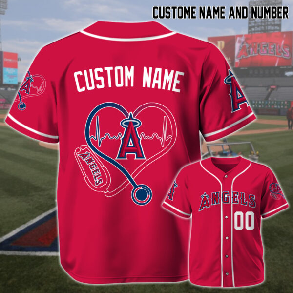 LIMITED EDITION - NEW CUSTOMIZED MLB27 LA ANGELS BASEBALL JERSEY