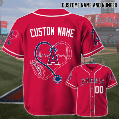 LIMITED EDITION - NEW CUSTOMIZED MLB27 LA ANGELS BASEBALL JERSEY