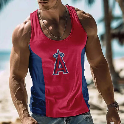 [FLASH SALE] NEW CUSTOMIZED MLB27 LOS ANGELES ANGELS UNISEX TANK TOP