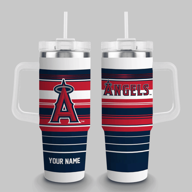 LIMITED EDITION - NEW CUSTOMIZED MLB27 LA ANGELS TUMBLER CUP