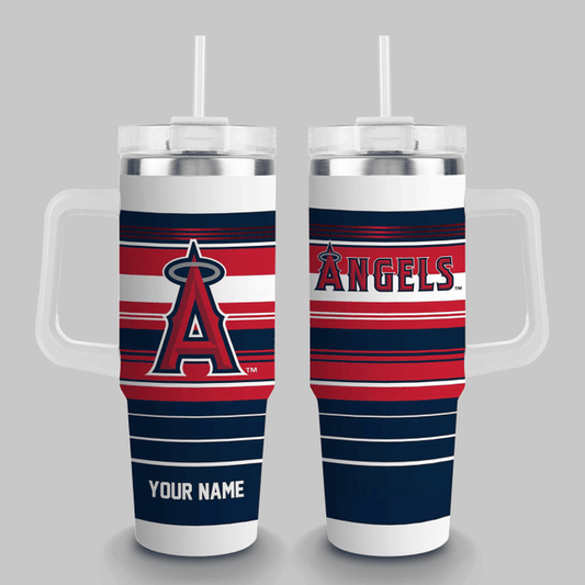 LIMITED EDITION - NEW CUSTOMIZED MLB27 LA ANGELS TUMBLER CUP